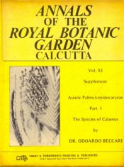 Cover of Asiatic Palms (Supplement) Lepidocaryeae, Part(1): The species of Calmus Calcutta