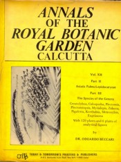 Cover of  Asiatic Palms-  Part (2) Lepidocaryeae, Part (3) The Species of the Genera Ceratolobus, Calospatha, Plectomia, Plectomiopsis, Myrialepis Zalacca, Pigafetta, Korthalsia, Metroxylon, Eugeissona.